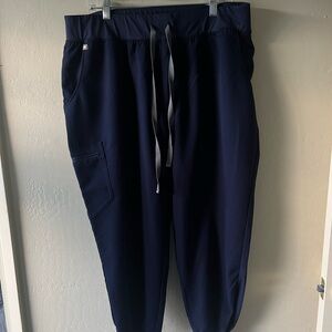 Figs Deep Blue AND Brown Women's Joggers. 2 pairs of pants!